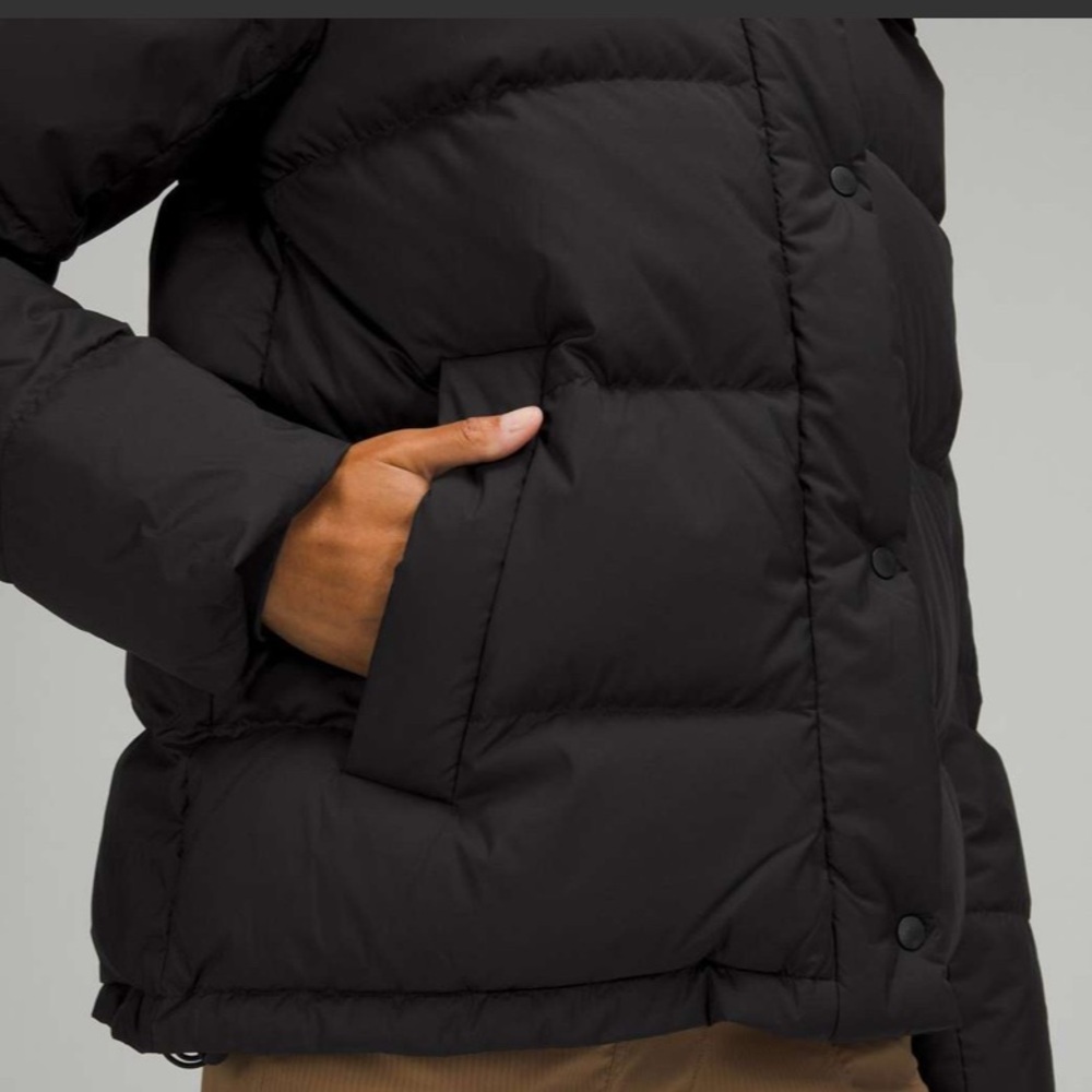 Lululemon Wunder Puff 600 Down Fill Jacket Black Size 2 NWOT. LW4CACS - Picture 5 of 16